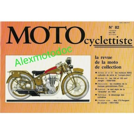 Motocyclettiste n° 82